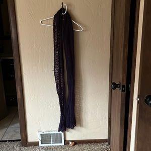 Dark purple winter scarf